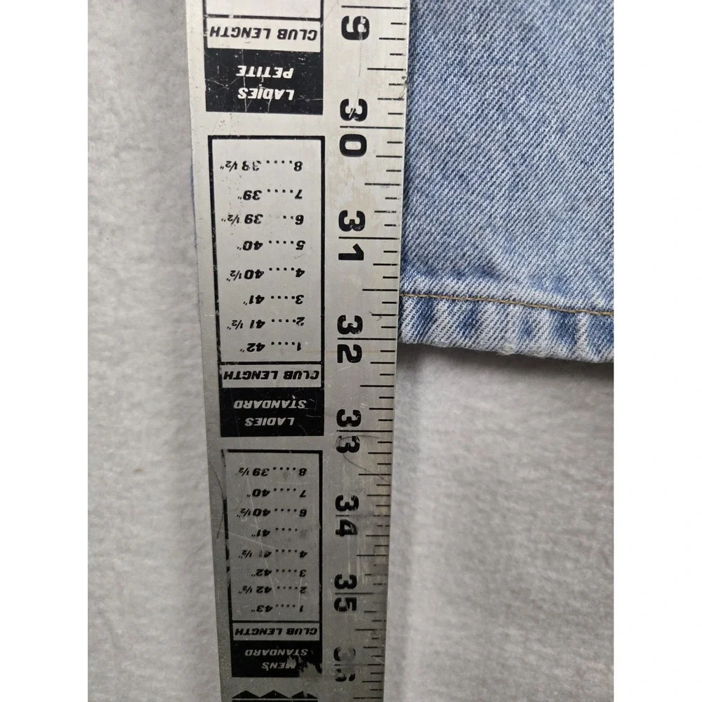 Levis 550 Mens Relaxed Fit Jeans 36 x 34 Light Blue Denim